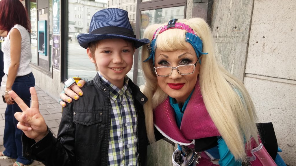 Isak och SuperPeter!